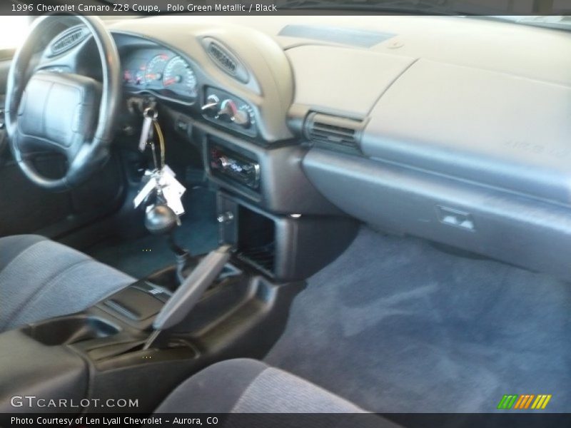 Polo Green Metallic / Black 1996 Chevrolet Camaro Z28 Coupe