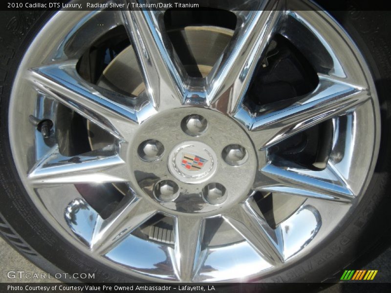 Radiant Silver / Titanium/Dark Titanium 2010 Cadillac DTS Luxury