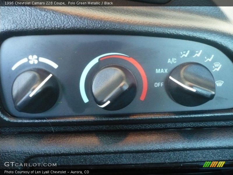 Controls of 1996 Camaro Z28 Coupe