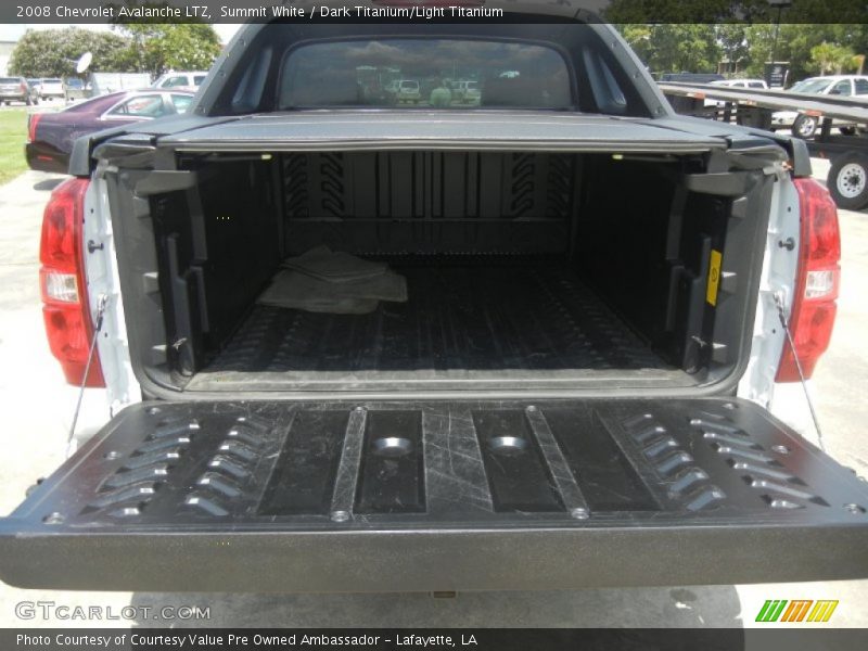 Summit White / Dark Titanium/Light Titanium 2008 Chevrolet Avalanche LTZ