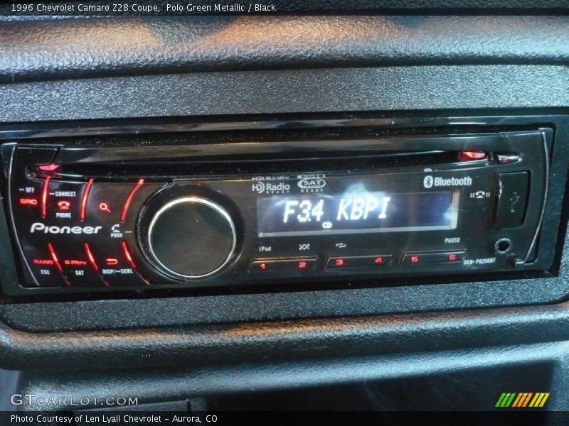 Polo Green Metallic / Black 1996 Chevrolet Camaro Z28 Coupe