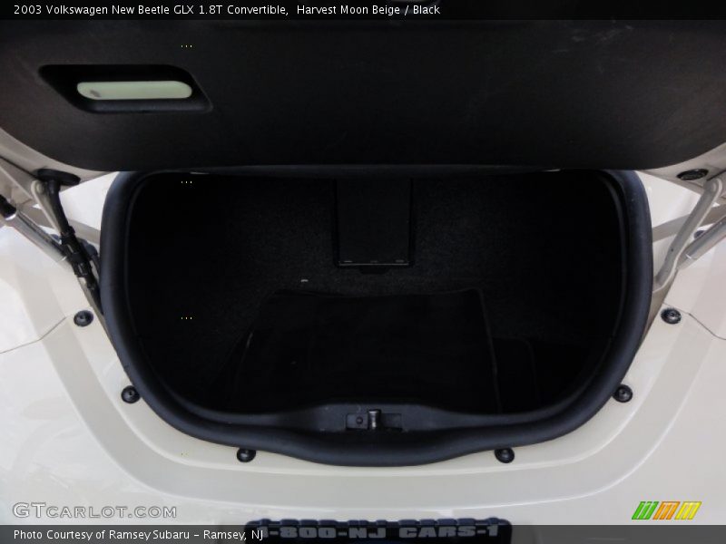 Harvest Moon Beige / Black 2003 Volkswagen New Beetle GLX 1.8T Convertible