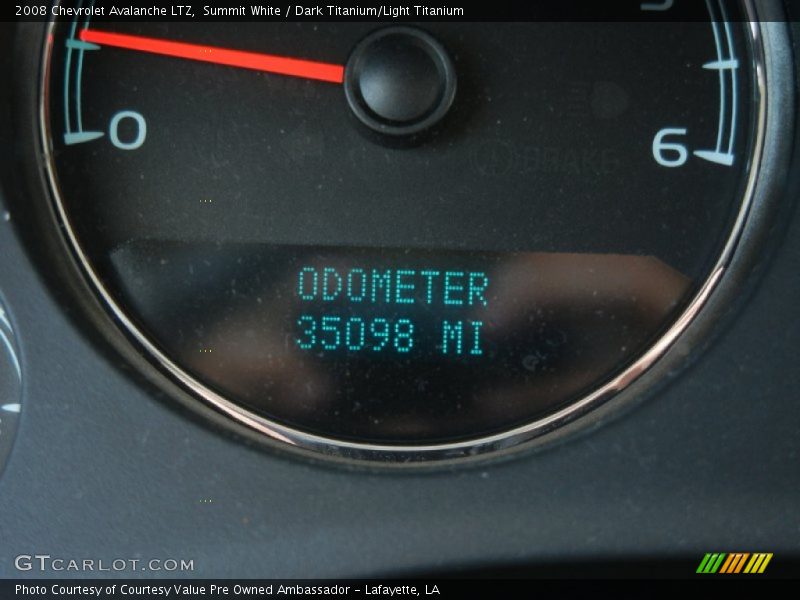 Summit White / Dark Titanium/Light Titanium 2008 Chevrolet Avalanche LTZ
