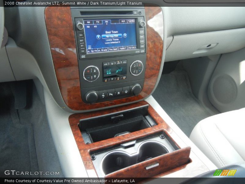 Summit White / Dark Titanium/Light Titanium 2008 Chevrolet Avalanche LTZ