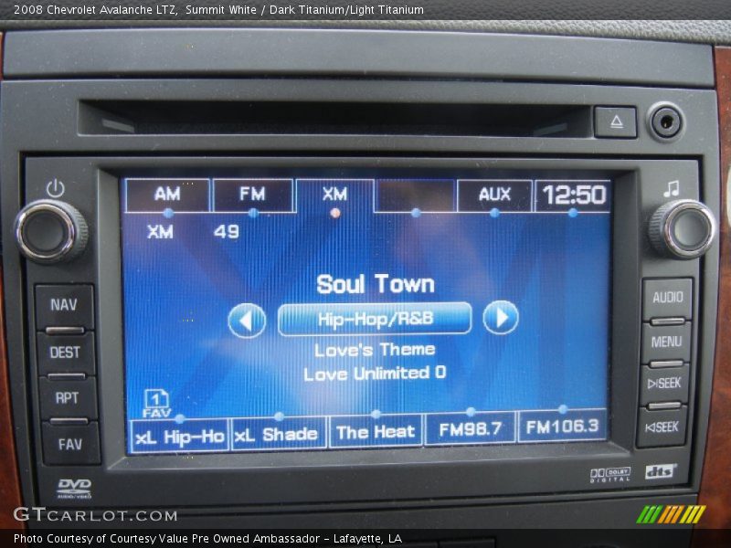 Audio System of 2008 Avalanche LTZ