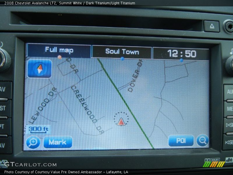 Navigation of 2008 Avalanche LTZ