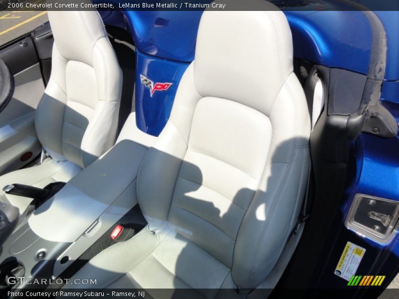  2006 Corvette Convertible Titanium Gray Interior