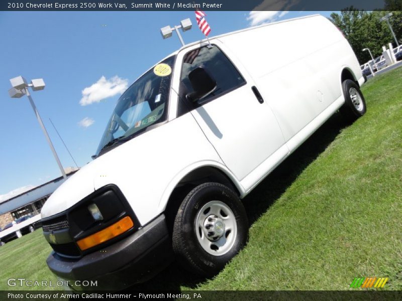 Summit White / Medium Pewter 2010 Chevrolet Express 2500 Work Van