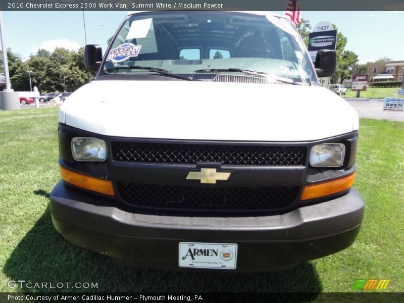 Summit White / Medium Pewter 2010 Chevrolet Express 2500 Work Van