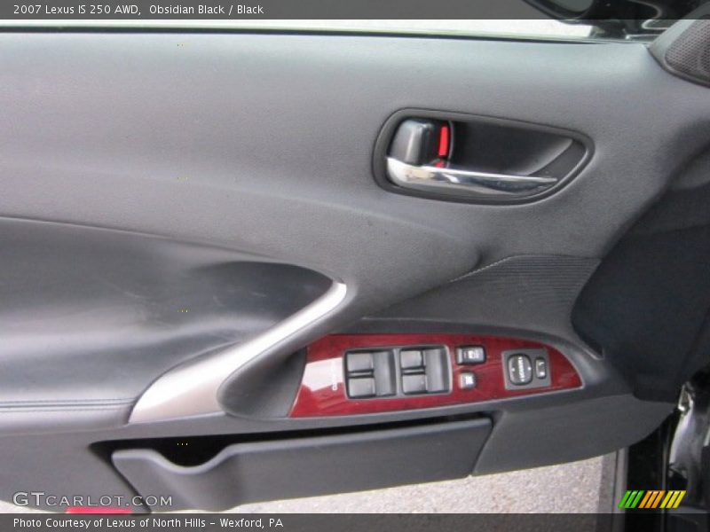 Obsidian Black / Black 2007 Lexus IS 250 AWD