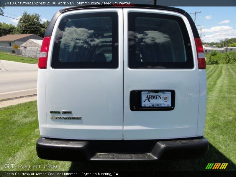 Summit White / Medium Pewter 2010 Chevrolet Express 2500 Work Van