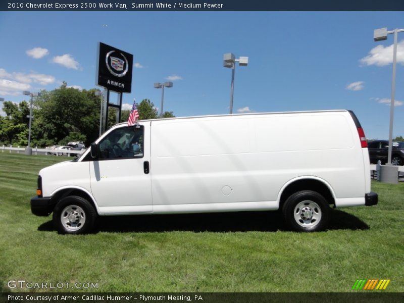Summit White / Medium Pewter 2010 Chevrolet Express 2500 Work Van