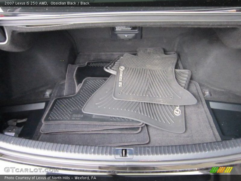 Obsidian Black / Black 2007 Lexus IS 250 AWD