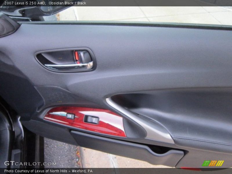 Obsidian Black / Black 2007 Lexus IS 250 AWD