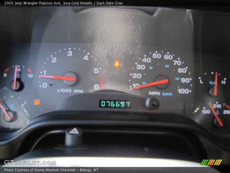  2003 Wrangler Rubicon 4x4 Rubicon 4x4 Gauges
