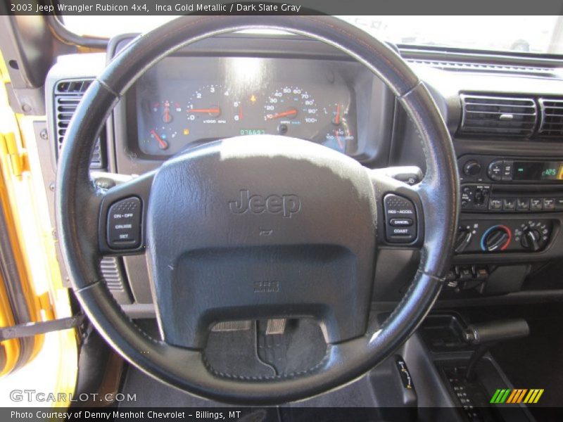  2003 Wrangler Rubicon 4x4 Steering Wheel