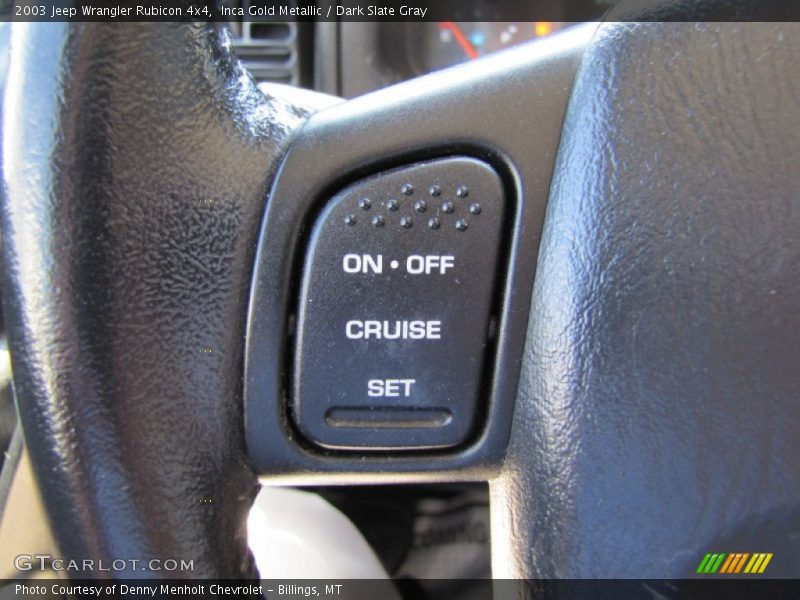Controls of 2003 Wrangler Rubicon 4x4