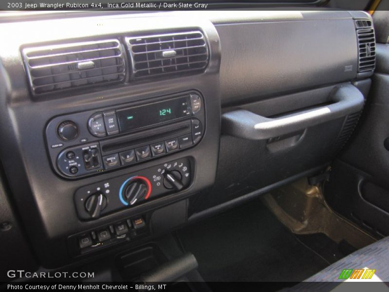 Inca Gold Metallic / Dark Slate Gray 2003 Jeep Wrangler Rubicon 4x4