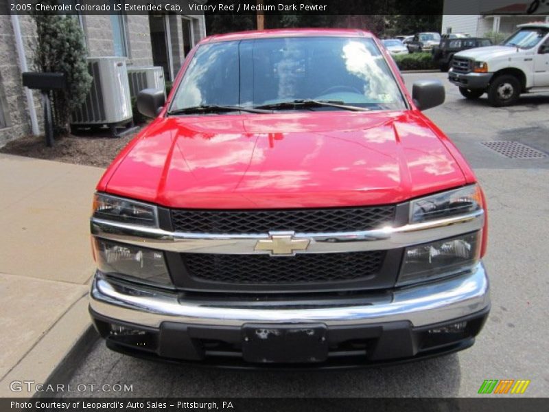 Victory Red / Medium Dark Pewter 2005 Chevrolet Colorado LS Extended Cab