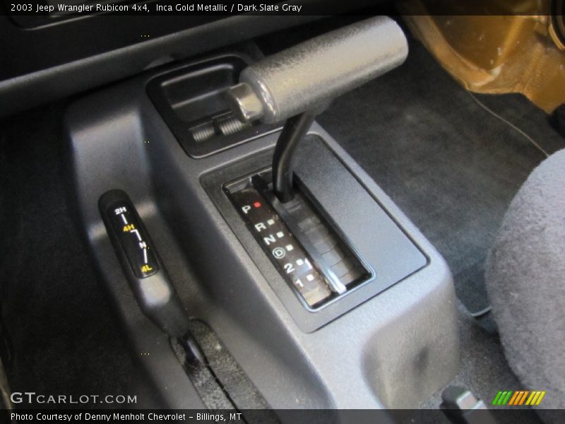  2003 Wrangler Rubicon 4x4 4 Speed Automatic Shifter