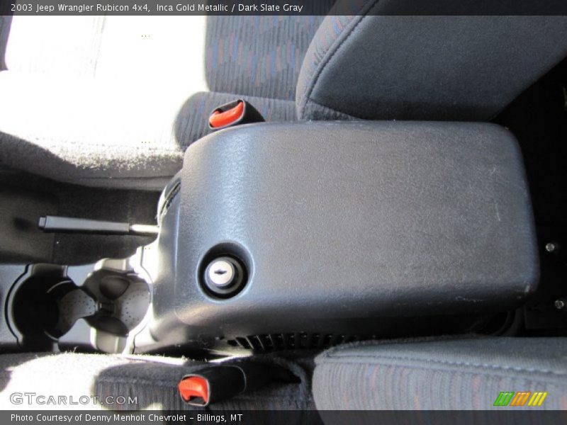Inca Gold Metallic / Dark Slate Gray 2003 Jeep Wrangler Rubicon 4x4