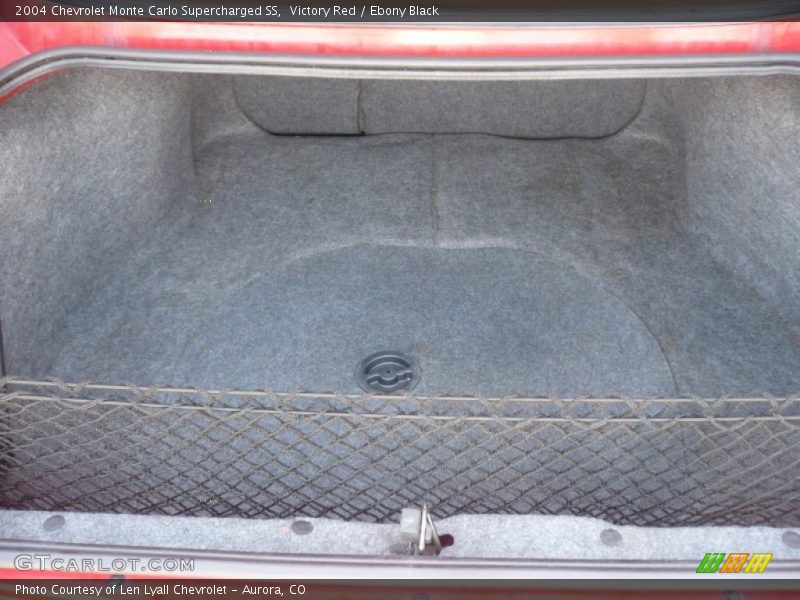 2004 Monte Carlo Supercharged SS Trunk