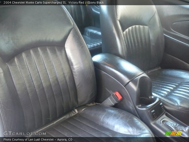 Victory Red / Ebony Black 2004 Chevrolet Monte Carlo Supercharged SS