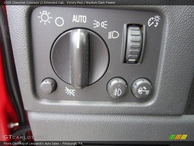 Controls of 2005 Colorado LS Extended Cab