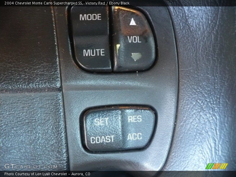 Controls of 2004 Monte Carlo Supercharged SS