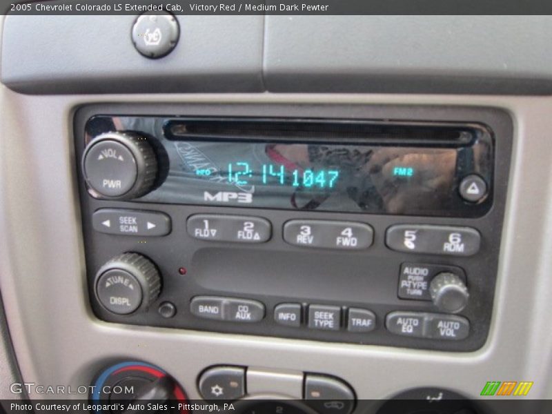 Audio System of 2005 Colorado LS Extended Cab