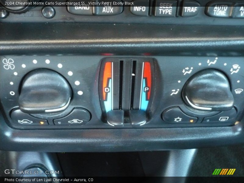 Controls of 2004 Monte Carlo Supercharged SS