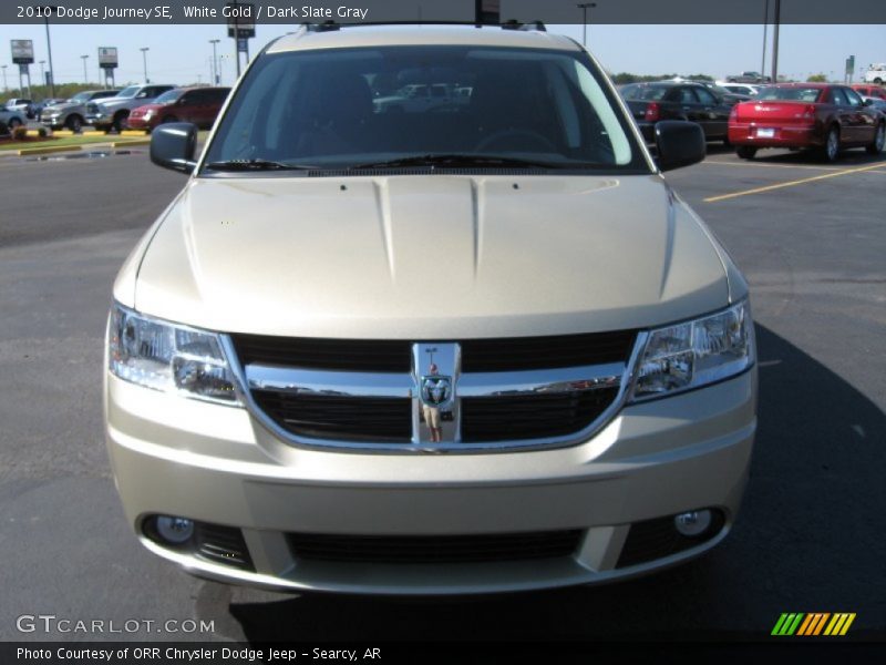 White Gold / Dark Slate Gray 2010 Dodge Journey SE