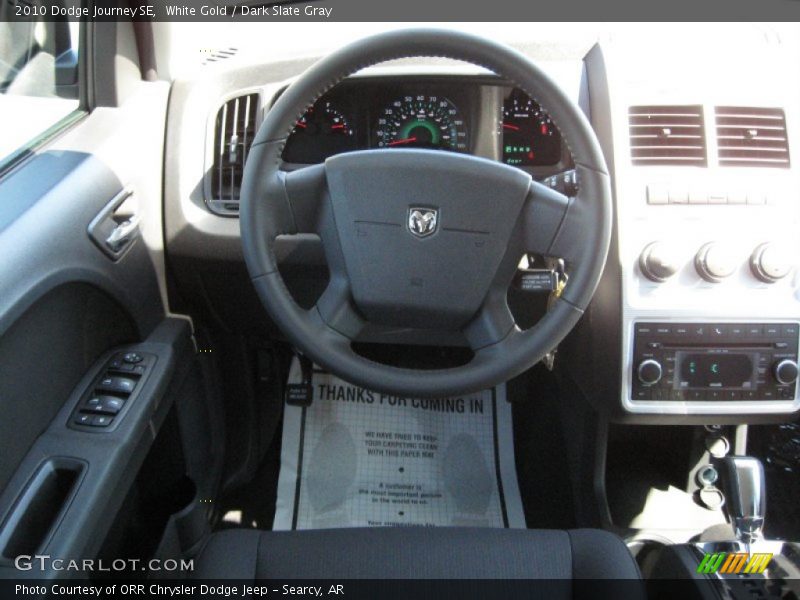 White Gold / Dark Slate Gray 2010 Dodge Journey SE