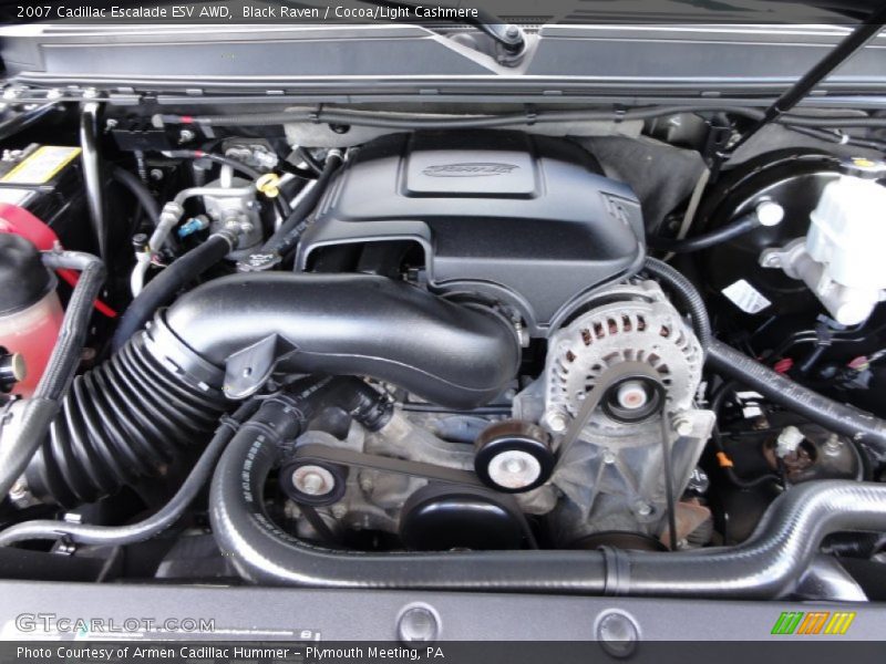 Black Raven / Cocoa/Light Cashmere 2007 Cadillac Escalade ESV AWD