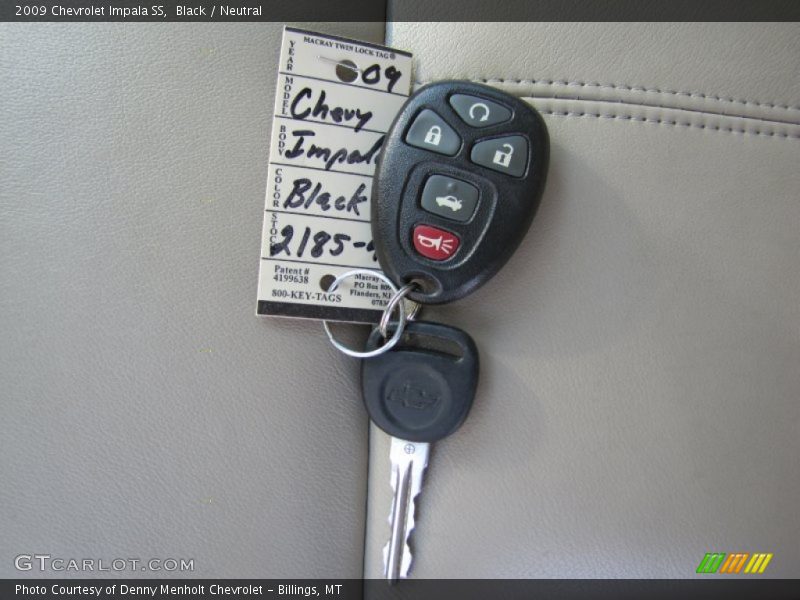 Black / Neutral 2009 Chevrolet Impala SS