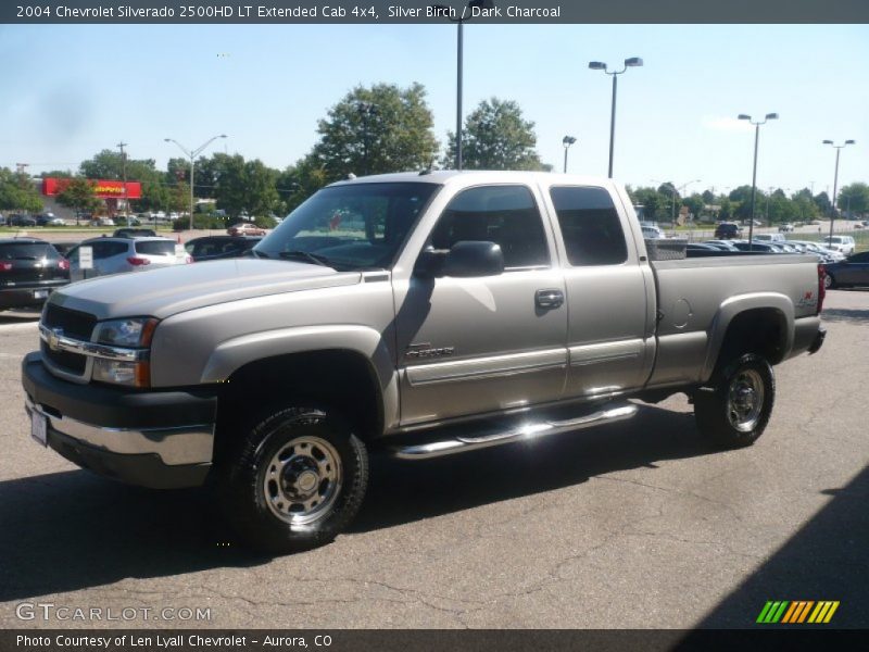 Silver Birch / Dark Charcoal 2004 Chevrolet Silverado 2500HD LT Extended Cab 4x4