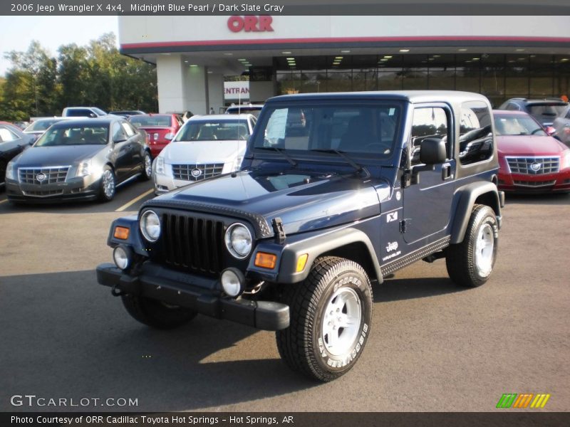Midnight Blue Pearl / Dark Slate Gray 2006 Jeep Wrangler X 4x4