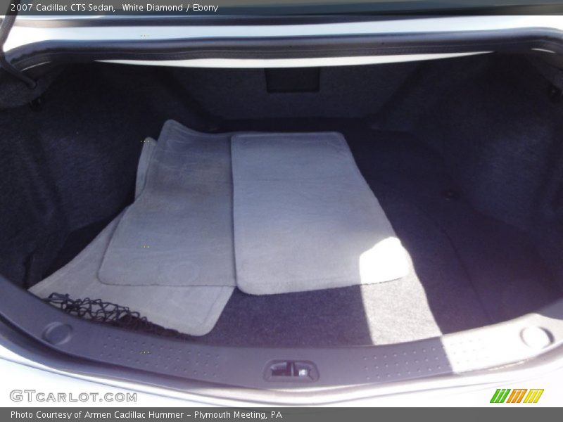 White Diamond / Ebony 2007 Cadillac CTS Sedan