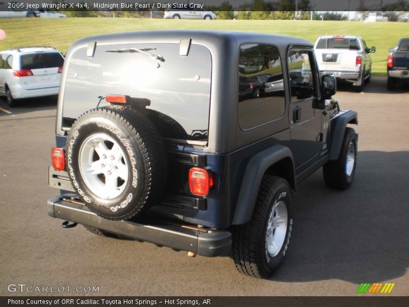 Midnight Blue Pearl / Dark Slate Gray 2006 Jeep Wrangler X 4x4