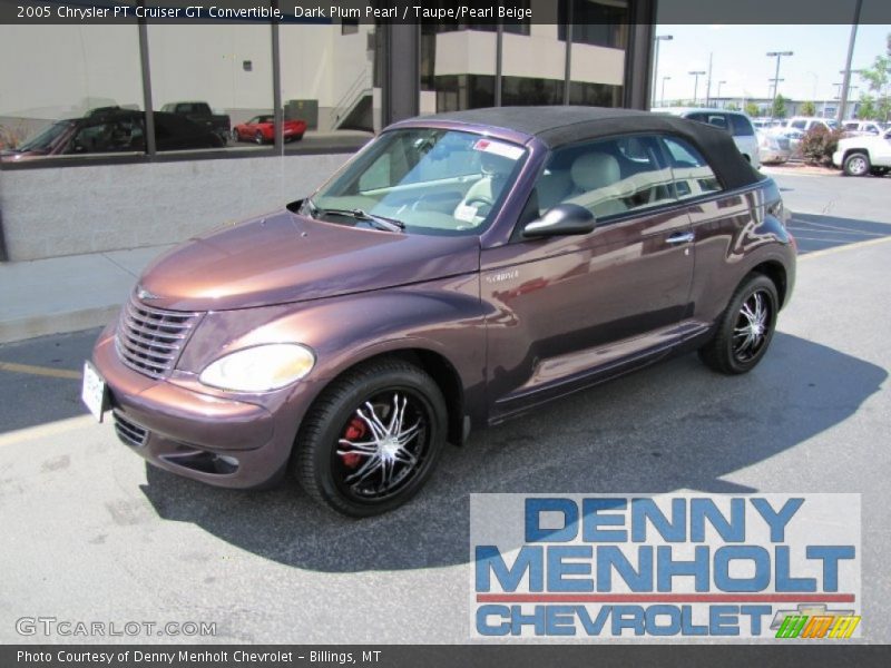 Dark Plum Pearl / Taupe/Pearl Beige 2005 Chrysler PT Cruiser GT Convertible