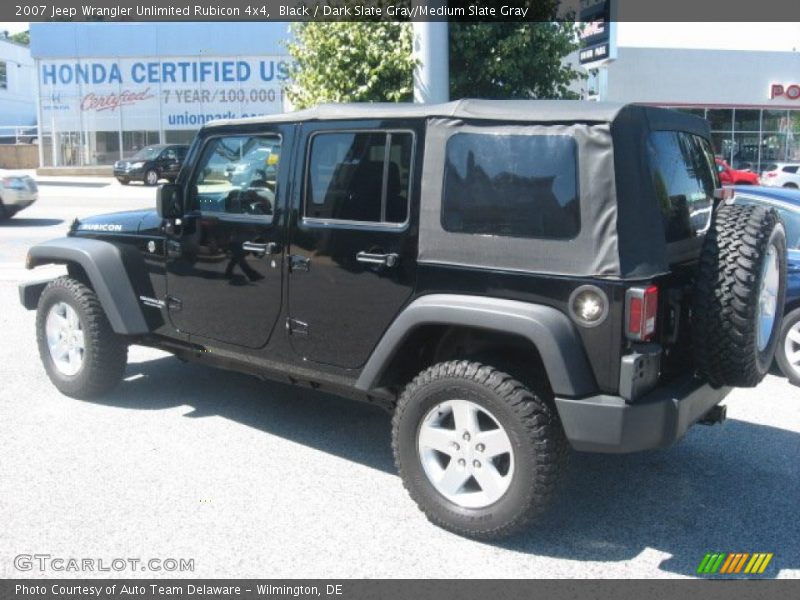 Black / Dark Slate Gray/Medium Slate Gray 2007 Jeep Wrangler Unlimited Rubicon 4x4