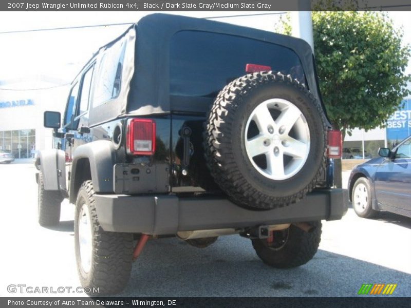 Black / Dark Slate Gray/Medium Slate Gray 2007 Jeep Wrangler Unlimited Rubicon 4x4