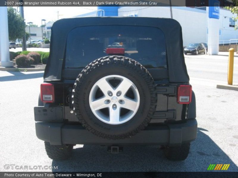Black / Dark Slate Gray/Medium Slate Gray 2007 Jeep Wrangler Unlimited Rubicon 4x4