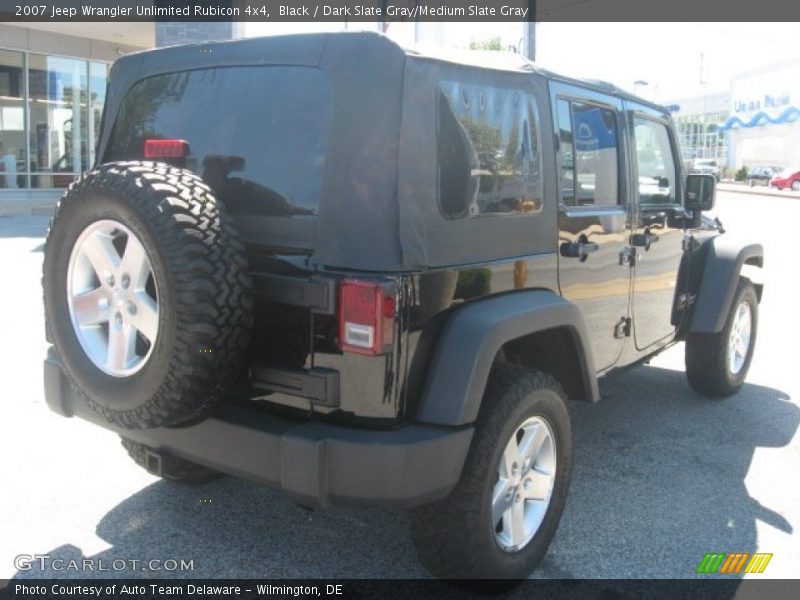 Black / Dark Slate Gray/Medium Slate Gray 2007 Jeep Wrangler Unlimited Rubicon 4x4