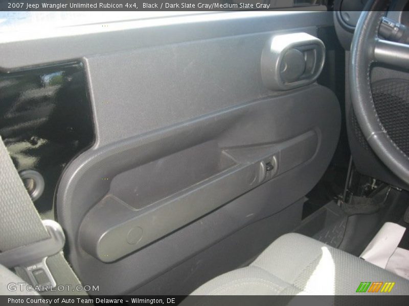 Black / Dark Slate Gray/Medium Slate Gray 2007 Jeep Wrangler Unlimited Rubicon 4x4