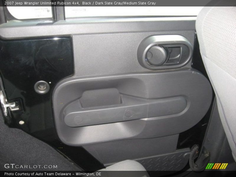 Black / Dark Slate Gray/Medium Slate Gray 2007 Jeep Wrangler Unlimited Rubicon 4x4