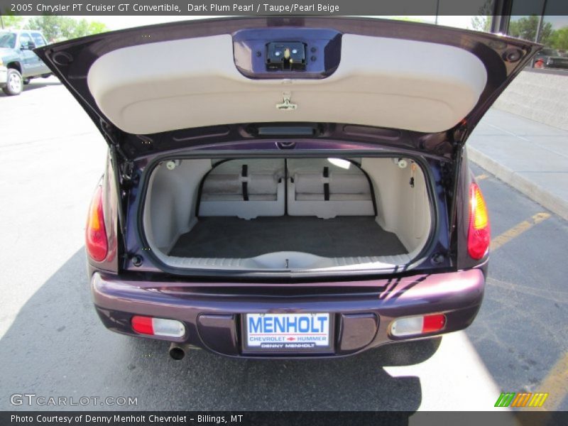 Dark Plum Pearl / Taupe/Pearl Beige 2005 Chrysler PT Cruiser GT Convertible