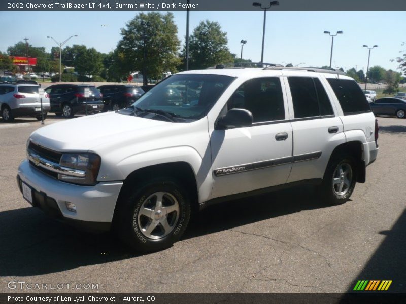Summit White / Dark Pewter 2002 Chevrolet TrailBlazer LT 4x4