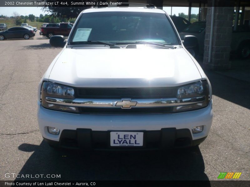 Summit White / Dark Pewter 2002 Chevrolet TrailBlazer LT 4x4