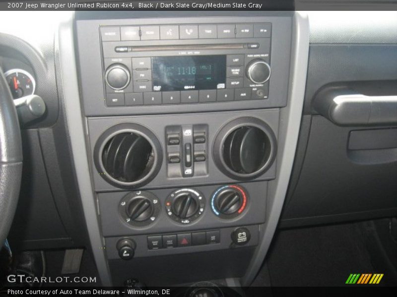 Black / Dark Slate Gray/Medium Slate Gray 2007 Jeep Wrangler Unlimited Rubicon 4x4